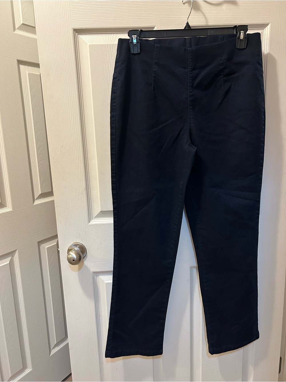 Just My Size 1X Dark Navy Straight-Leg Jeans Thinner Spring/Summer Material NWOT